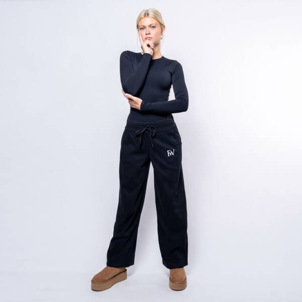 Women’s Cozy Straight Leg Pants Timber Black
