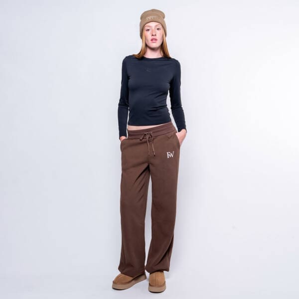 Women’s Cozy Straight Leg Pants Oak Brown
