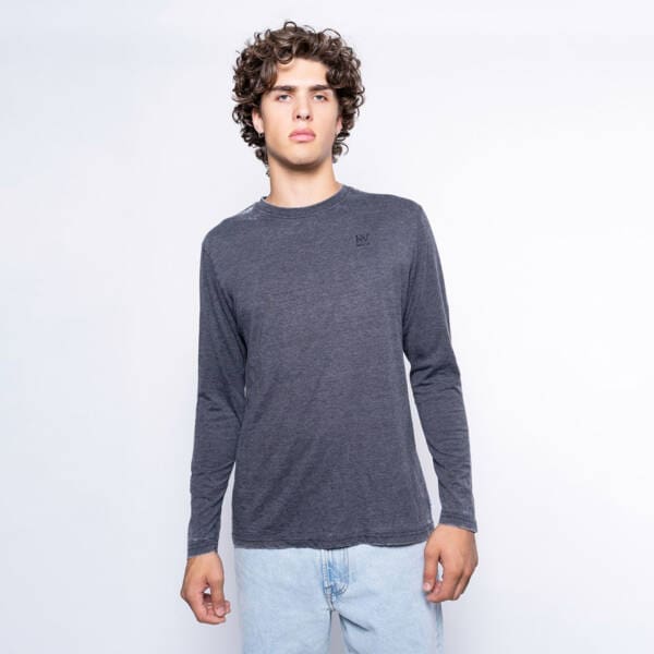 Whisper Long Sleeve Storm Heather