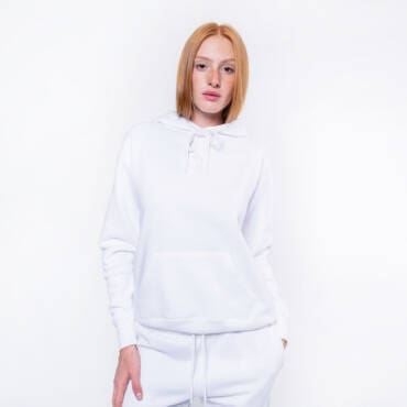 Snuggle Burnout Pullover Hoodie Arctic White
