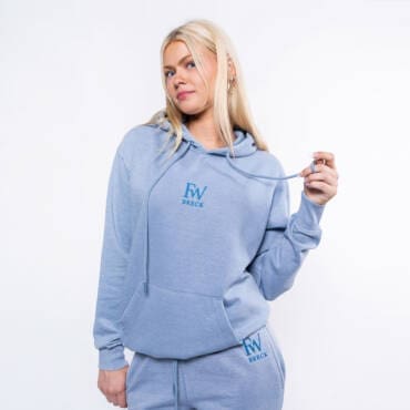 Snuggle Hoodie Burnout Fleece Winter Denim